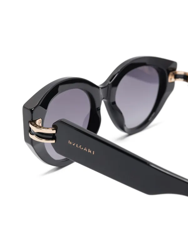 Bvlgari B.zero1 キャットアイ サングラス | ブラック | FARFETCH JP