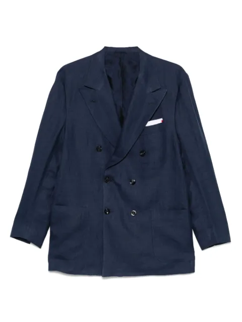 Kiton double-breasted blazer 