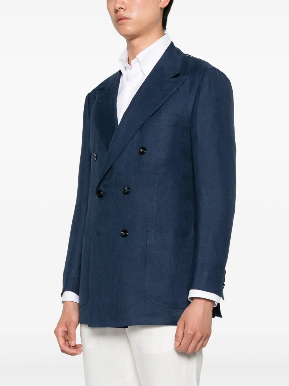 Kiton double-breasted blazer | Jackets | Image 3