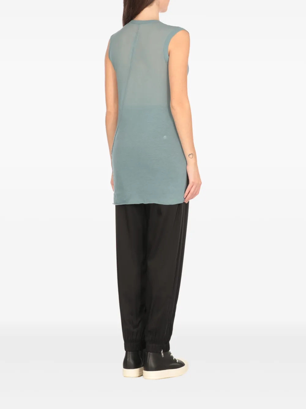 Rick Owens Tanktop van biologisch katoen Blauw