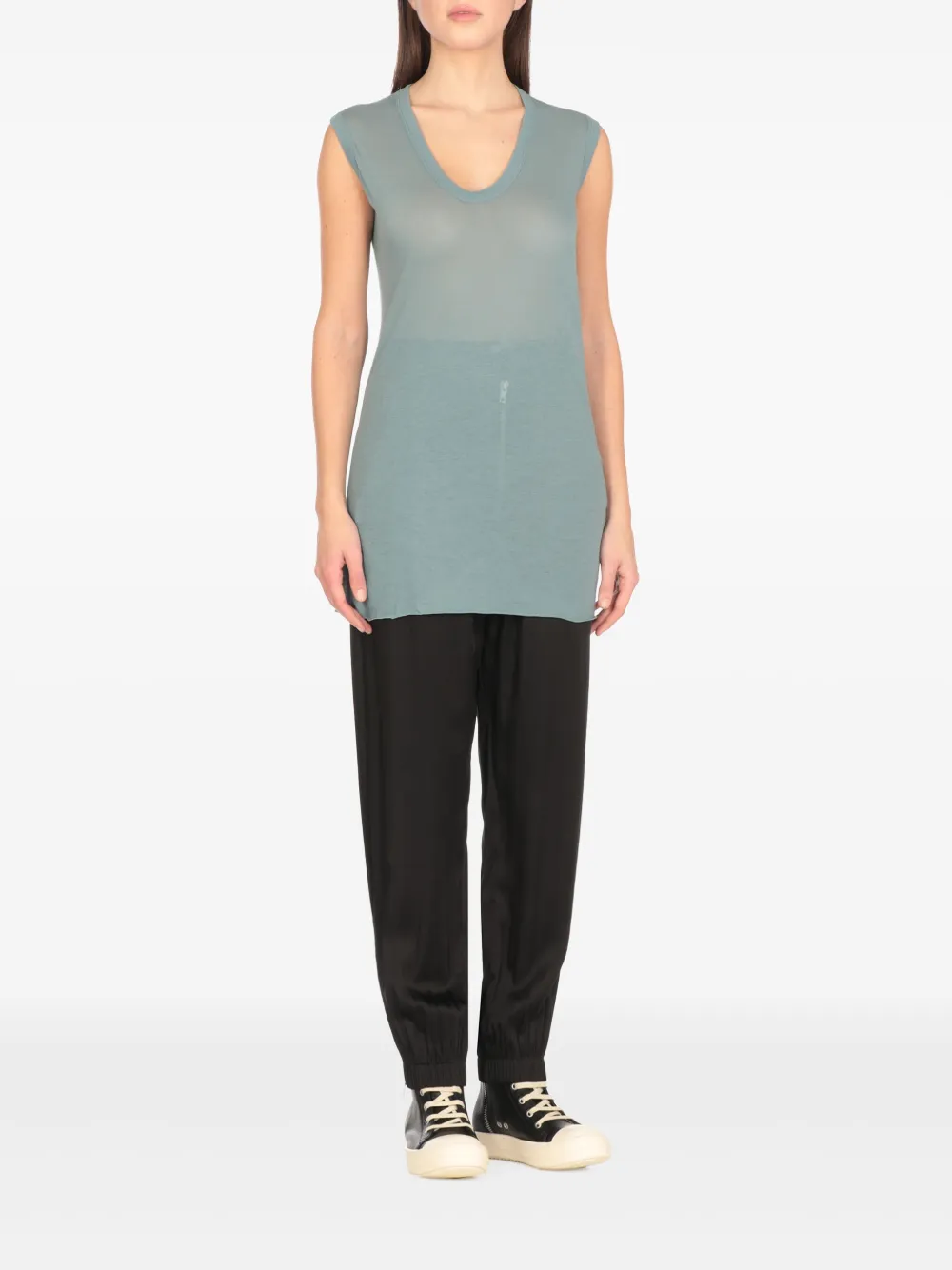 Rick Owens top con cuello redondo | Chalecos y camisetas | Image 2