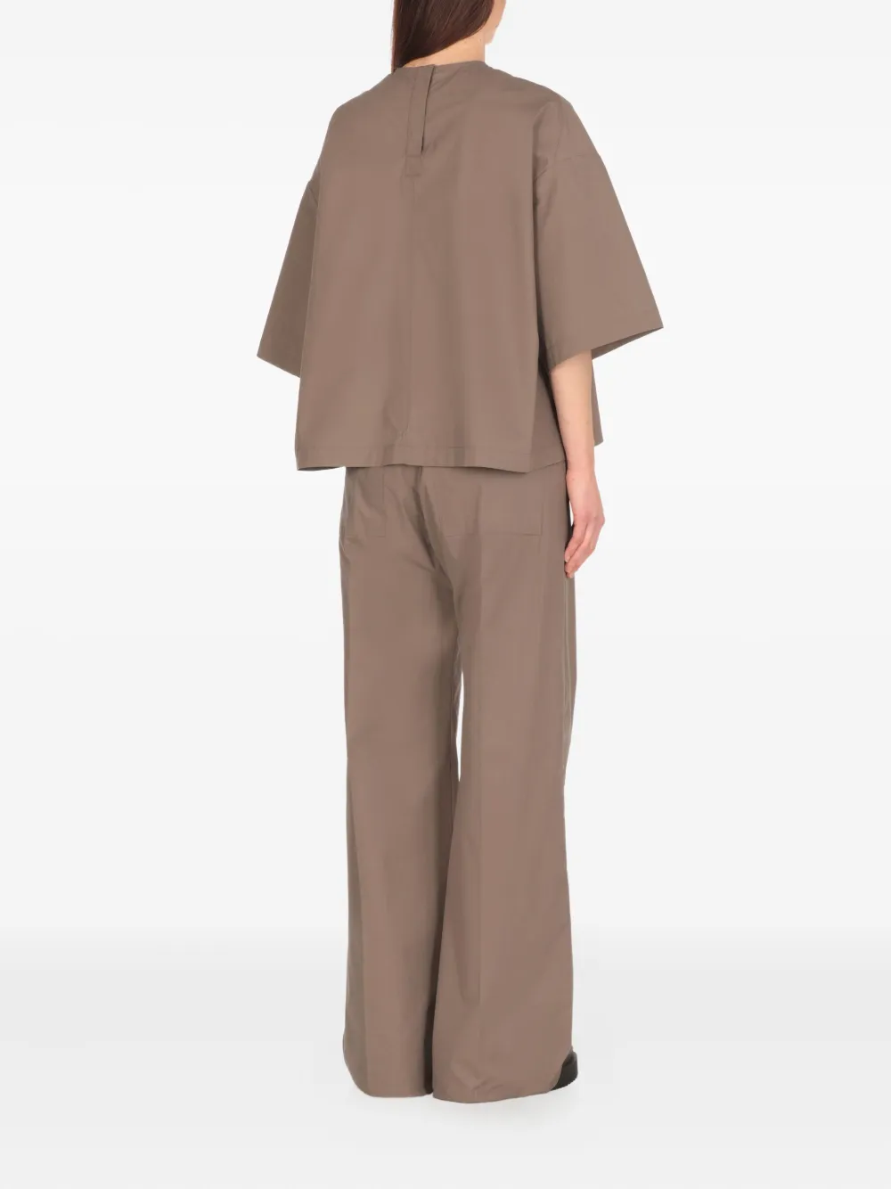 Rick Owens Tommy Short-sleeve T-shirt In Brown
