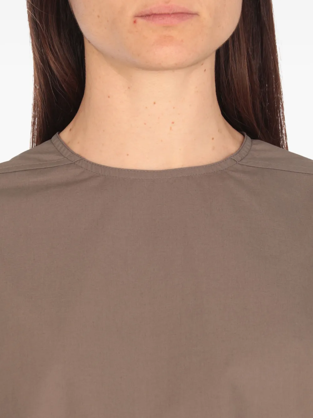 Rick Owens Tommy Short-sleeve T-shirt In Brown