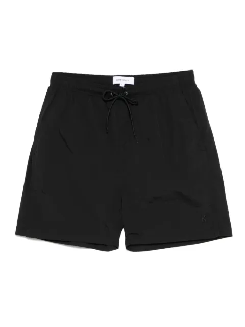 Norse Projects logo-embroidered swim shorts