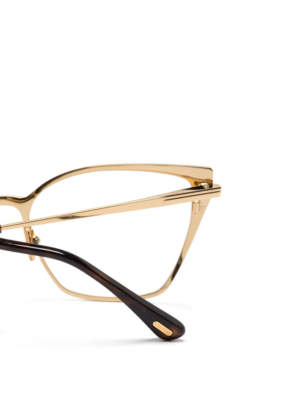 TOM FORD Eyewear Bril met cat-eye montuur Goud
