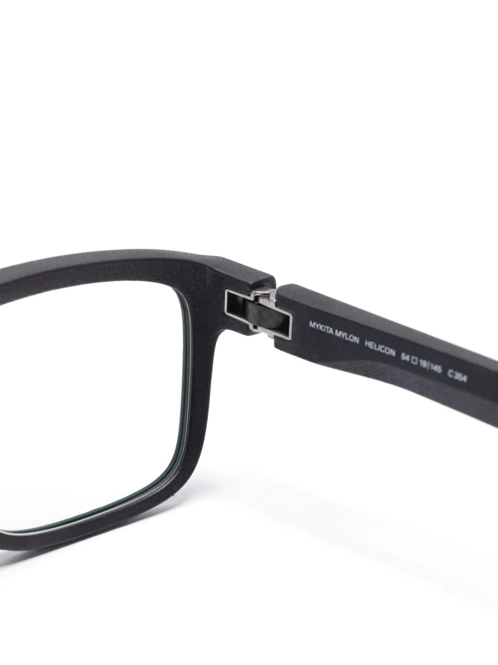 Mykita Bril met vierkant montuur Zwart