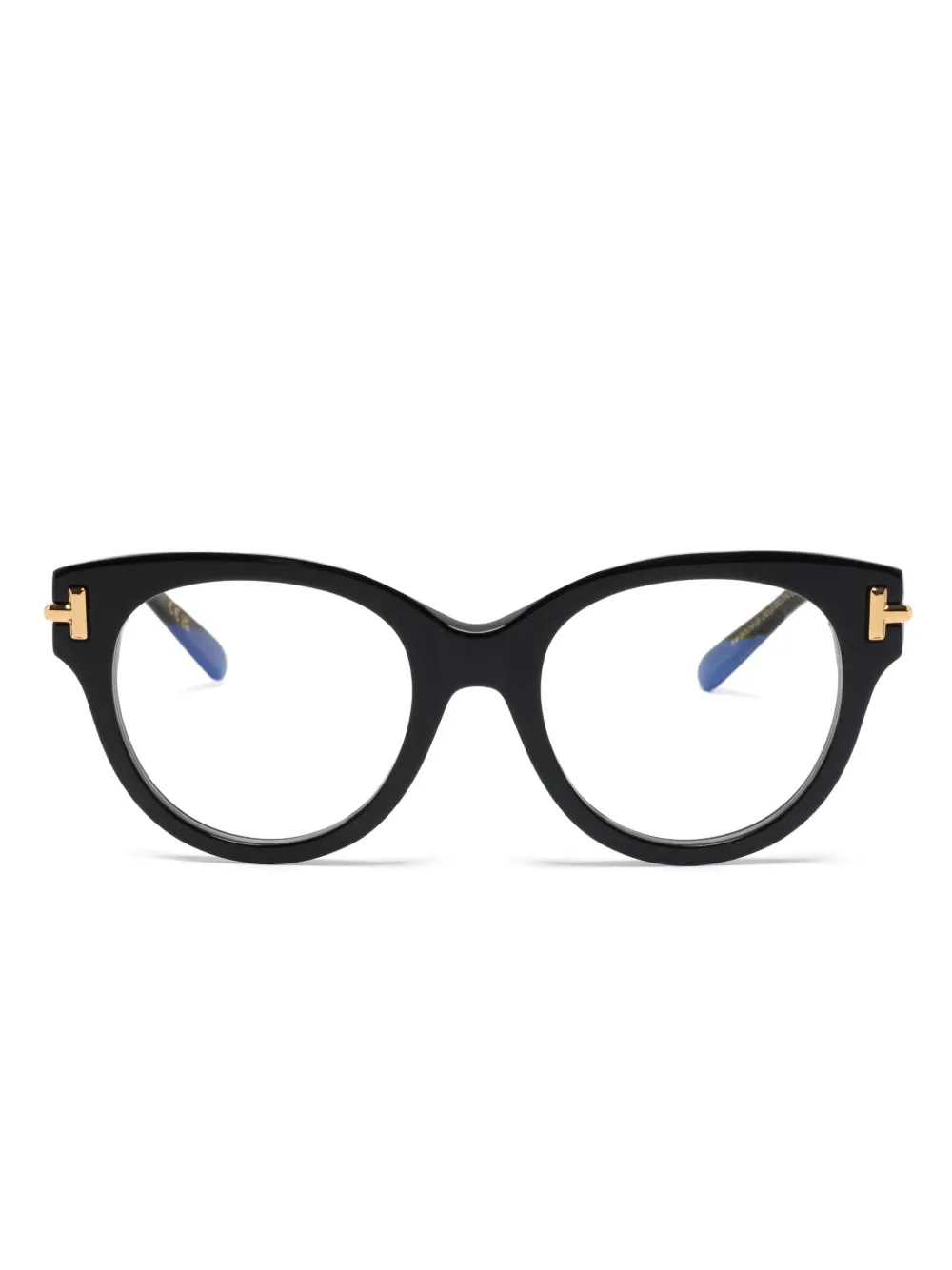 TOM FORD Eyewear round-frame glasses | Black | Image 1