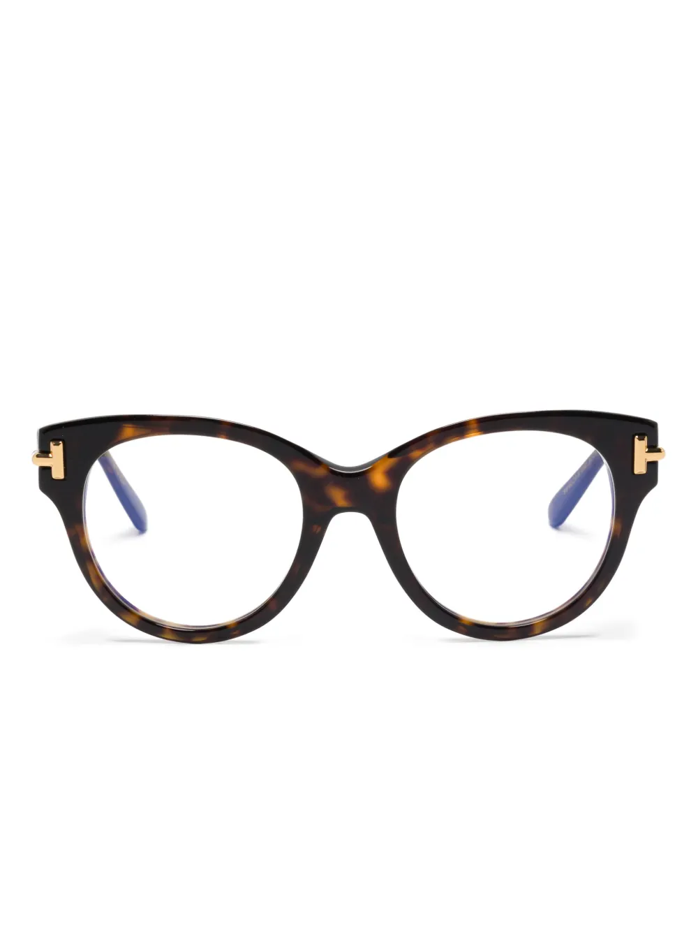 TOM FORD Eyewear round-frame glasses | Brown | Image 1