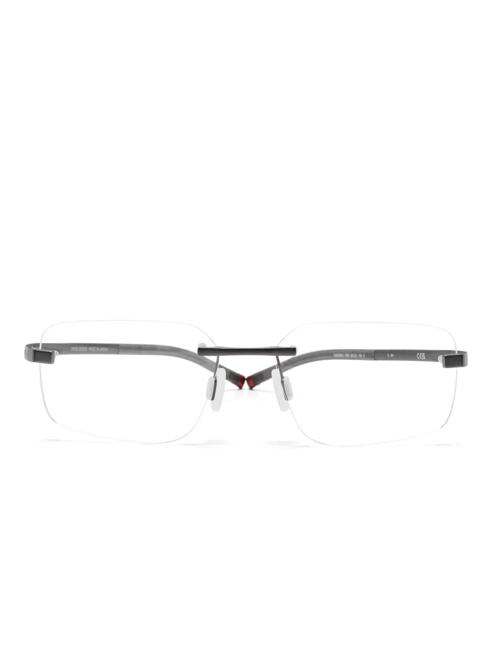 Tag Heuer Eyewear rectangle-frame glasses | Silver | Image 1