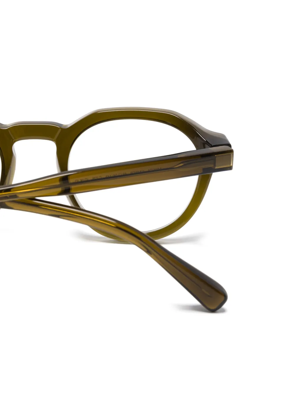Mykita Bril met rond montuur Groen