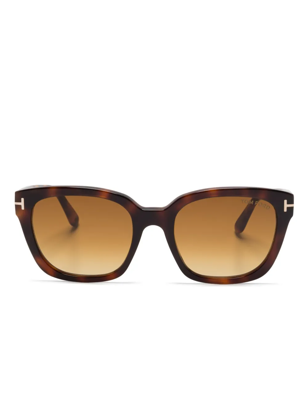 TOM FORD Eyewear Zonnebril met vierkant montuur Bruin