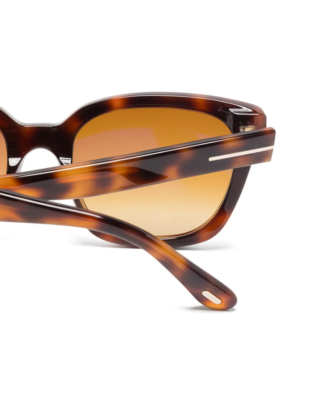 TOM FORD Eyewear Zonnebril met vierkant montuur Bruin
