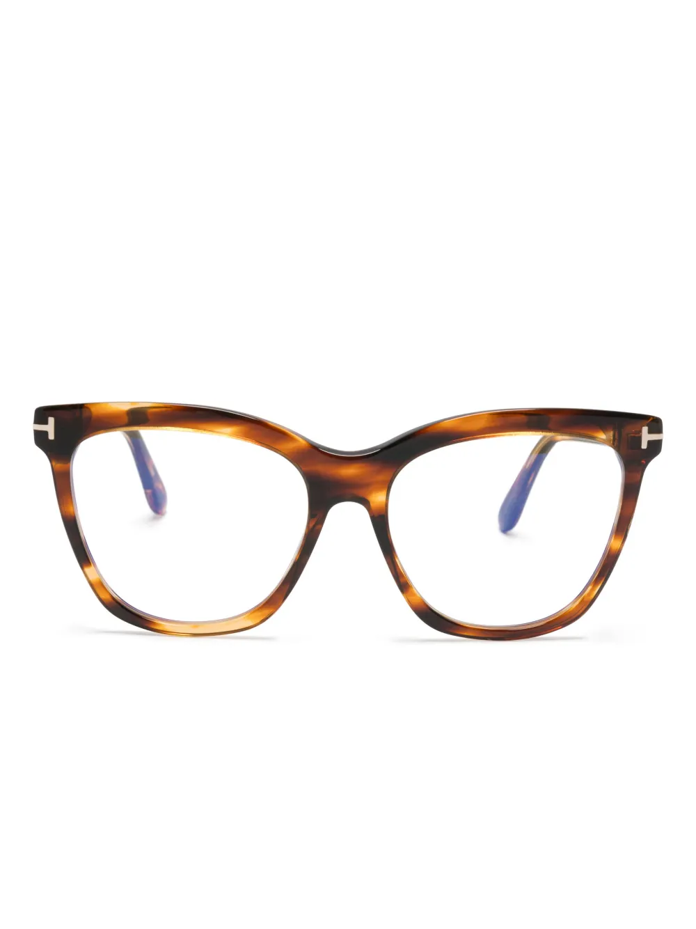 TOM FORD Eyewear cat-eye frame glasses | Brown | Image 1