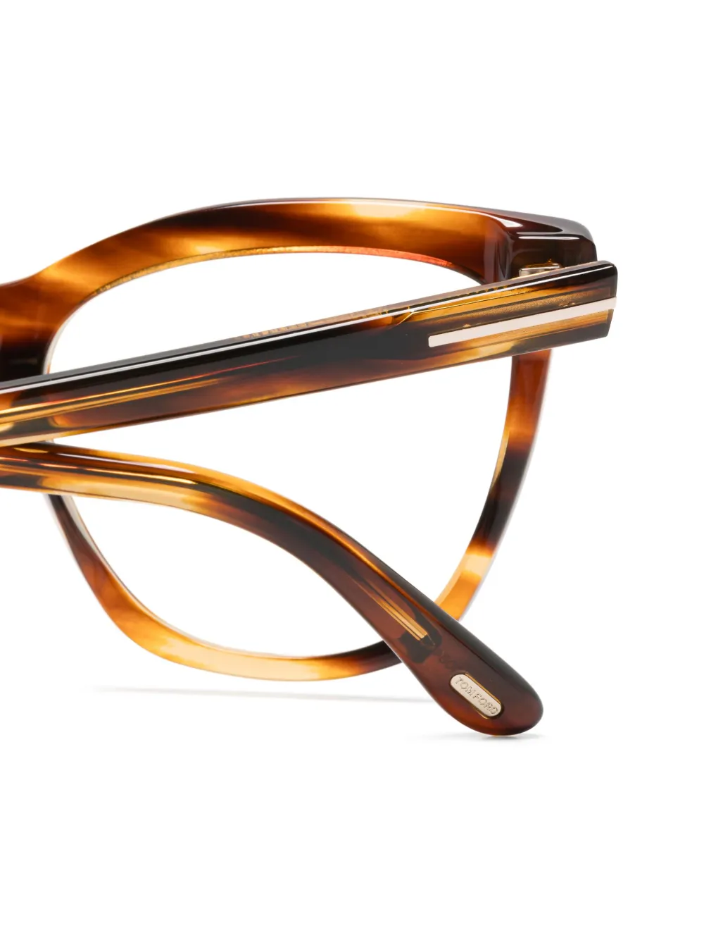 TOM FORD Eyewear Bril met cat-eye montuur Bruin