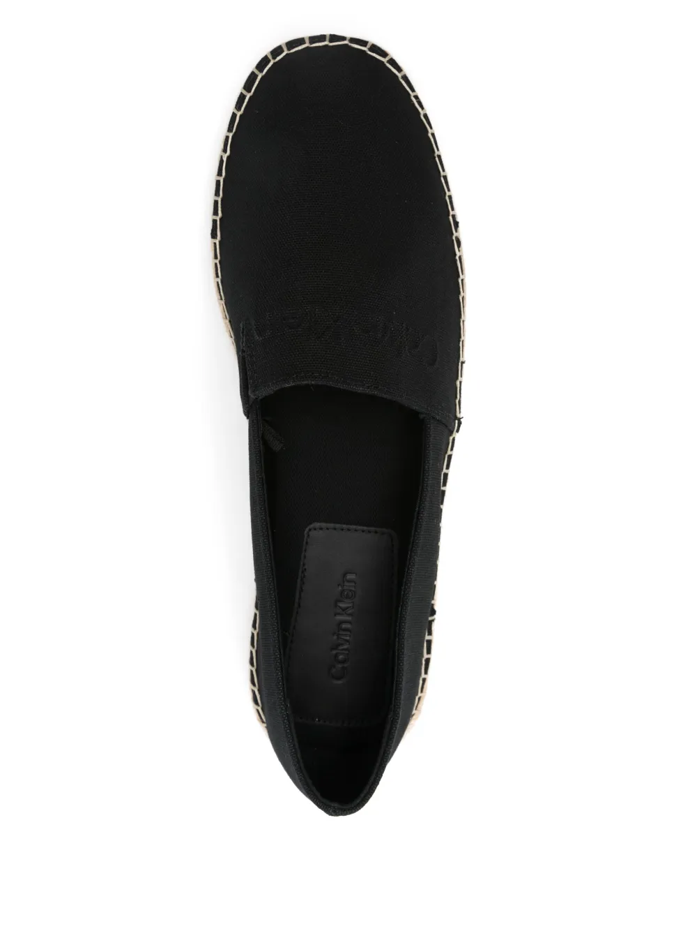 Calvin Klein flat espadrilles Black