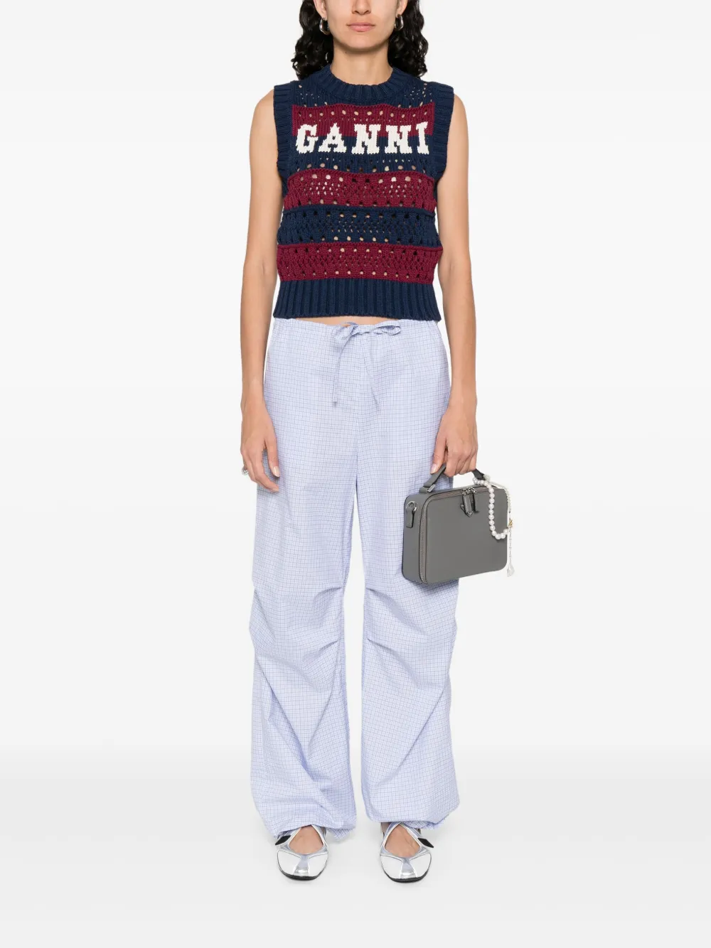 GANNI top con cuello redondo | Chalecos y camisetas | Image 2