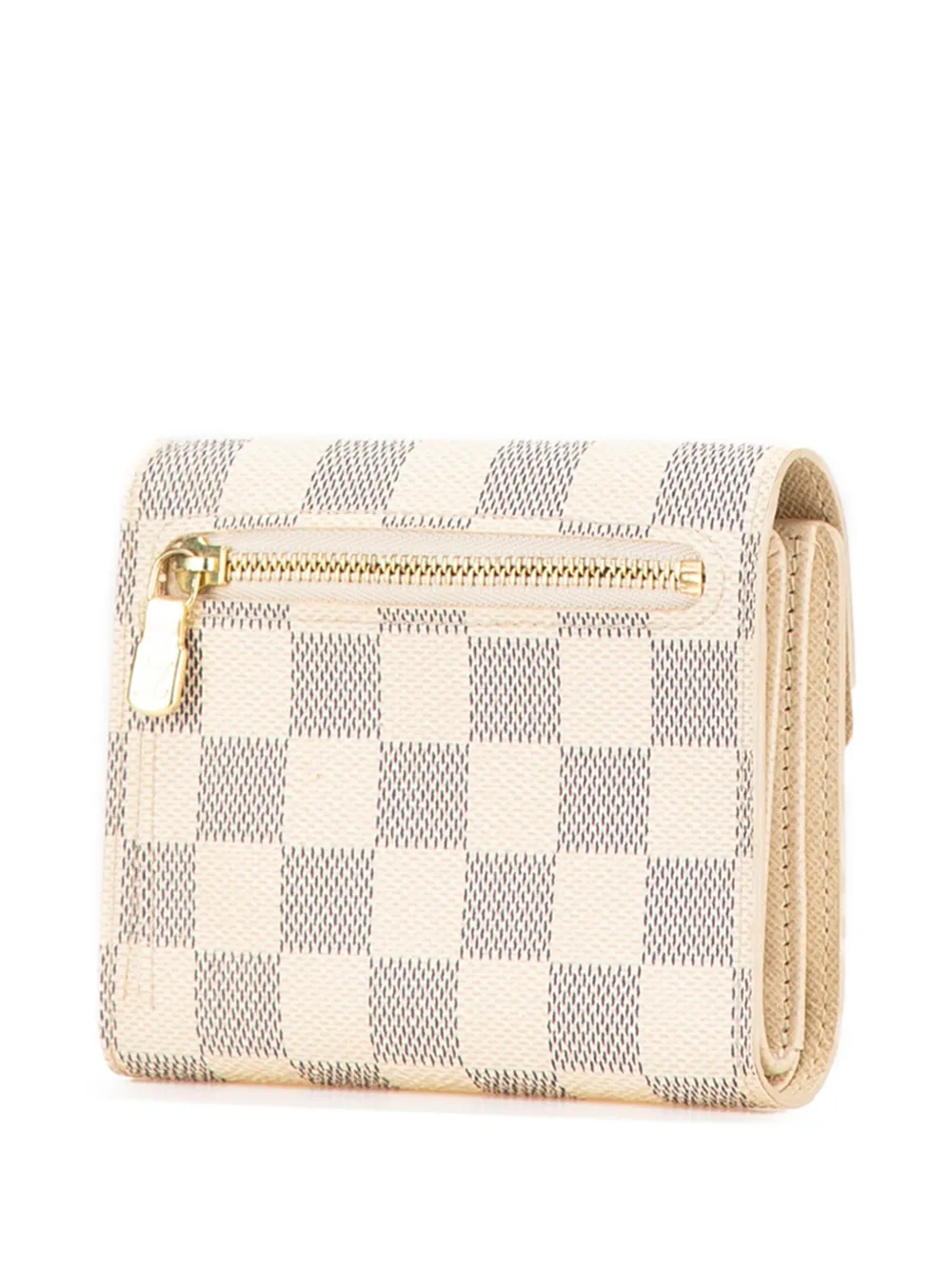 Pre-owned Louis Vuitton 2006 Damier Azur Portefeuille Koala Wallet Small Wallets