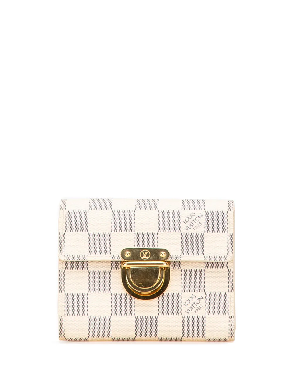Louis Vuitton Pre-Owned 2006 Damier Azur Portefeuille Koala Wallet Louis Vuitton Pre-Owned 2006 Damier Azur Portefeuille Koala Wallet