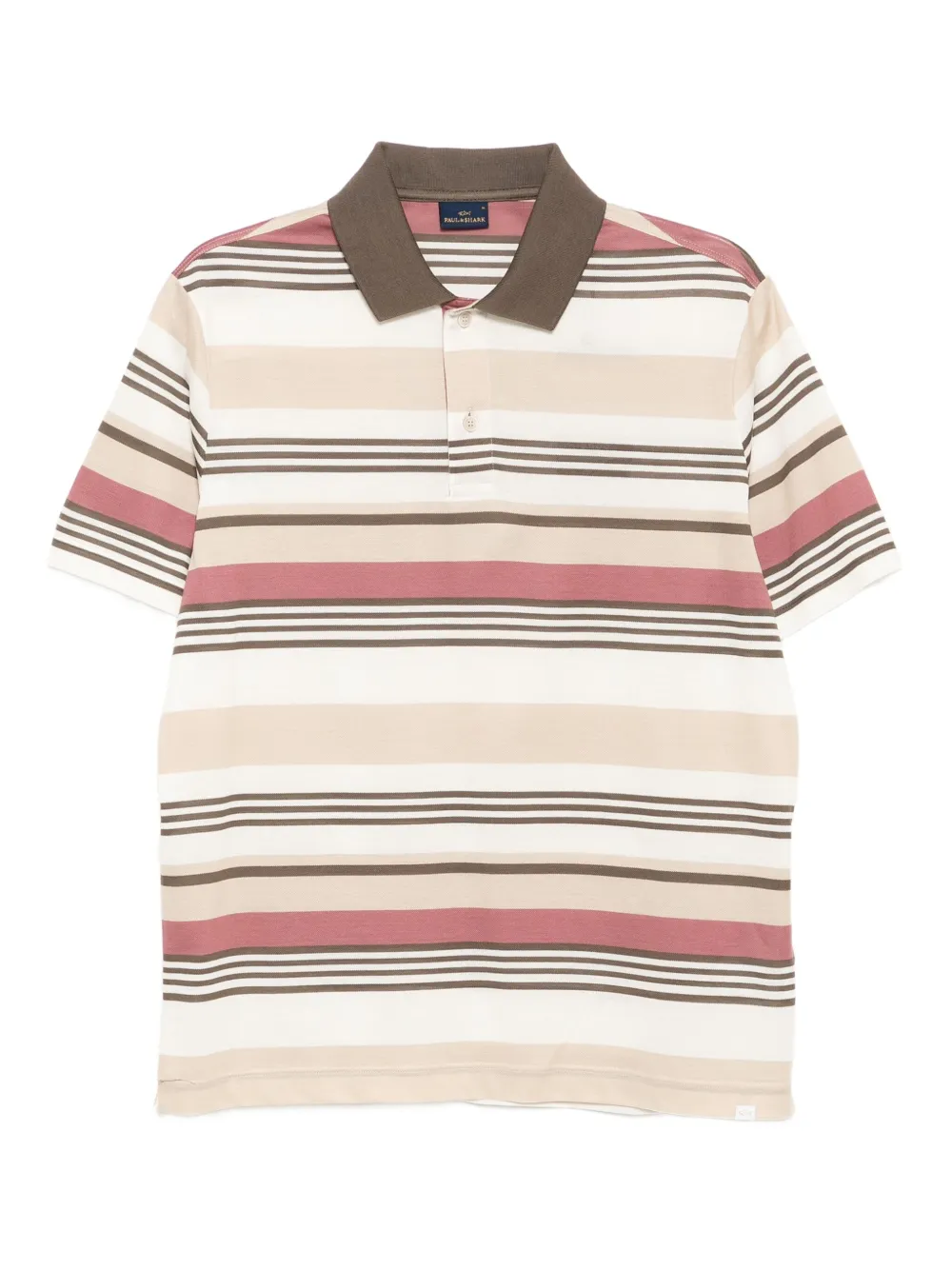 Paul & Shark Gestreept poloshirt Beige