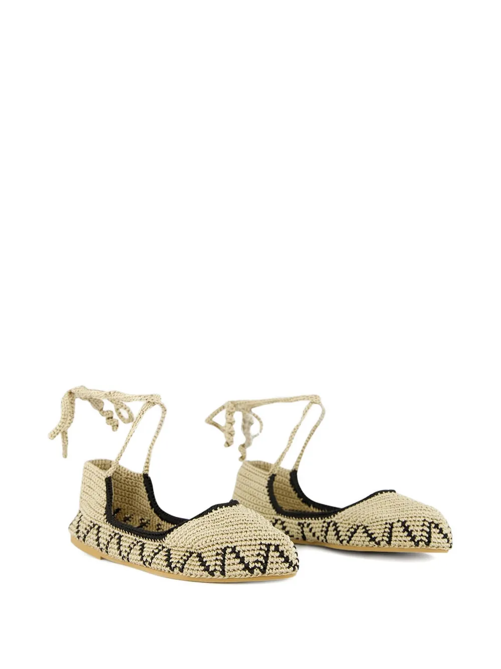 KASHURA CROCHET BALLET FLATS 