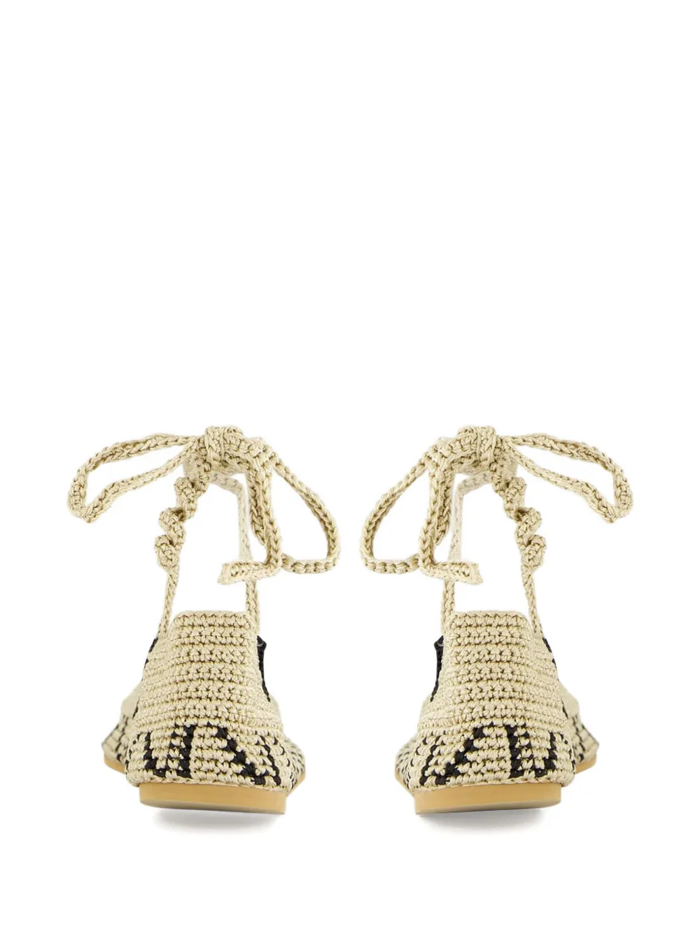 KASHURA CROCHET BALLET FLATS 