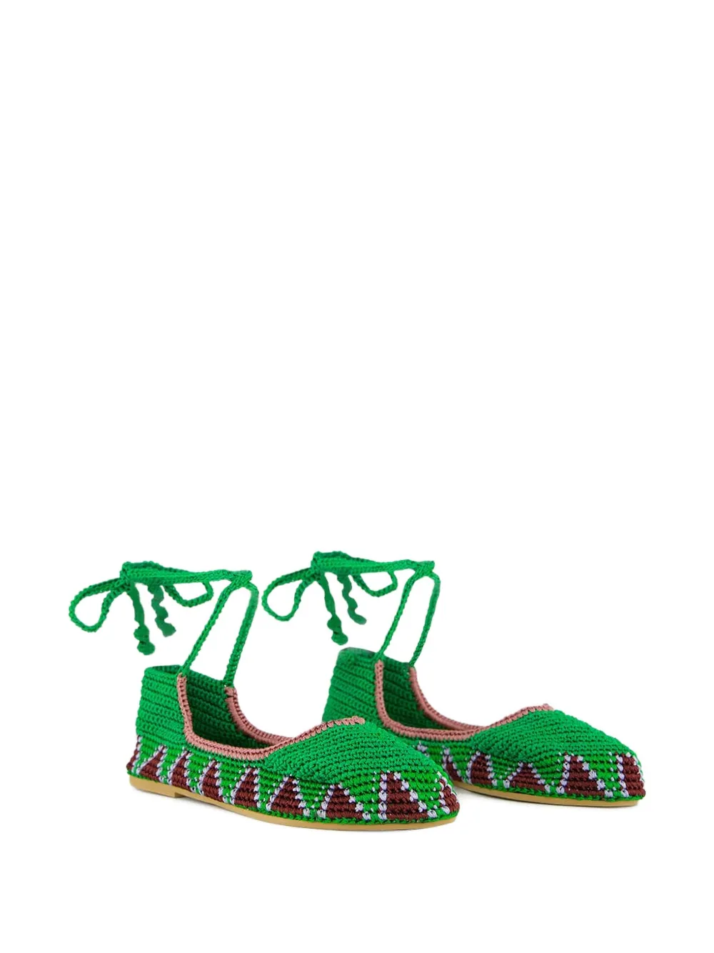 KASHURA CROCHET BALLET FLATS 