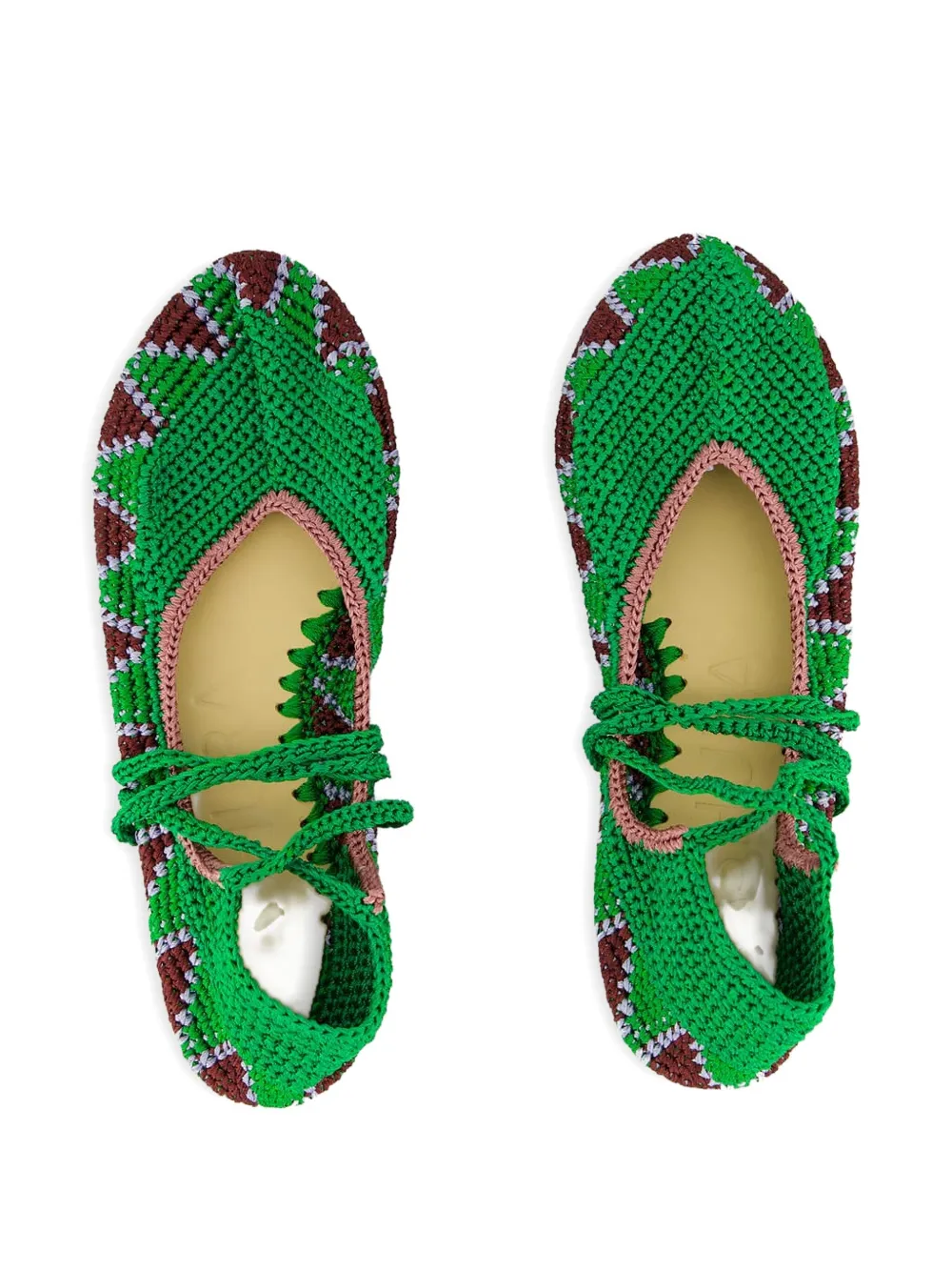 KASHURA CROCHET BALLET FLATS 