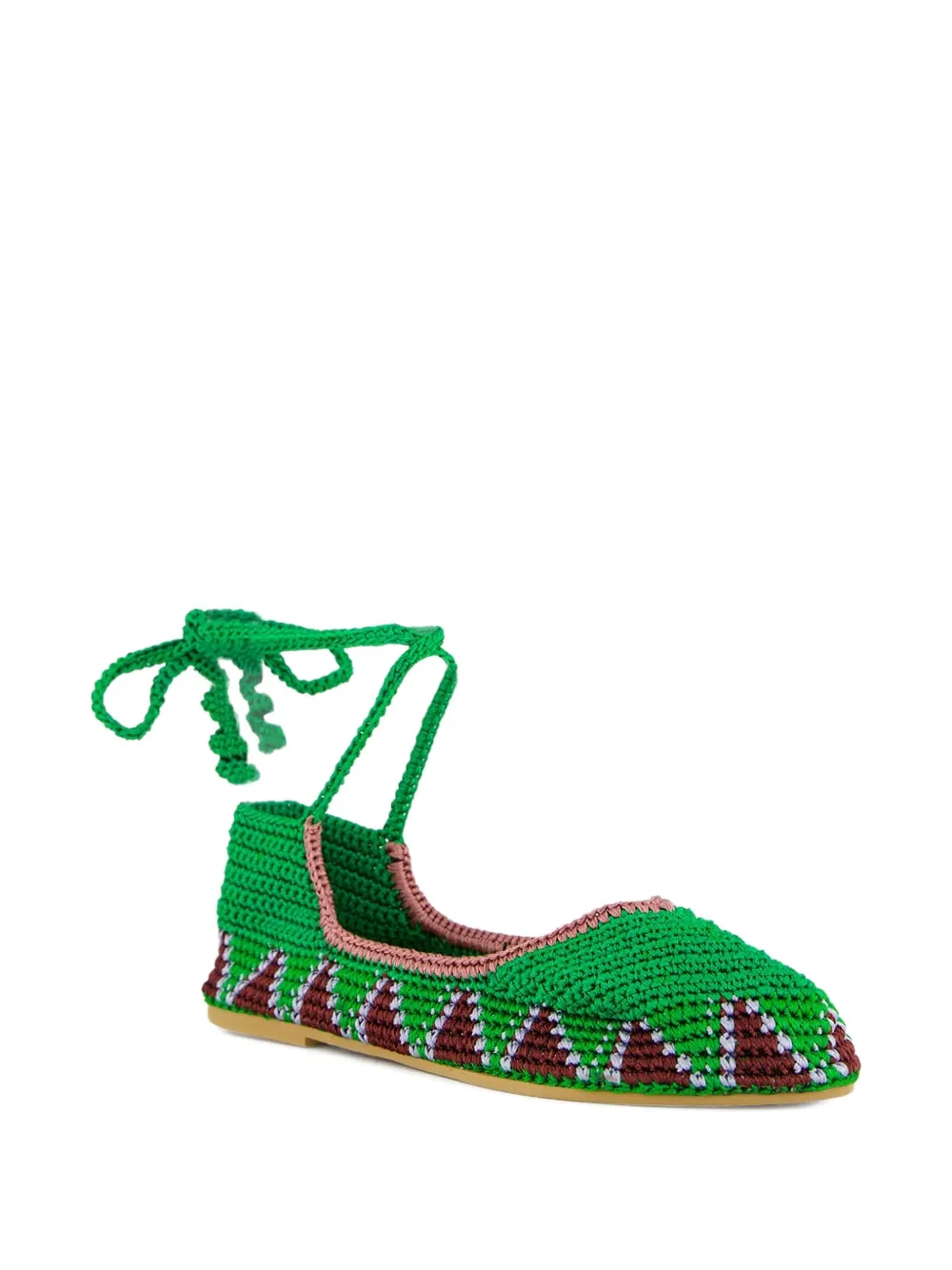 KASHURA CROCHET BALLET FLATS 