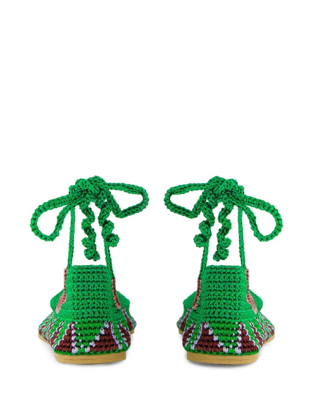KASHURA CROCHET BALLET FLATS 