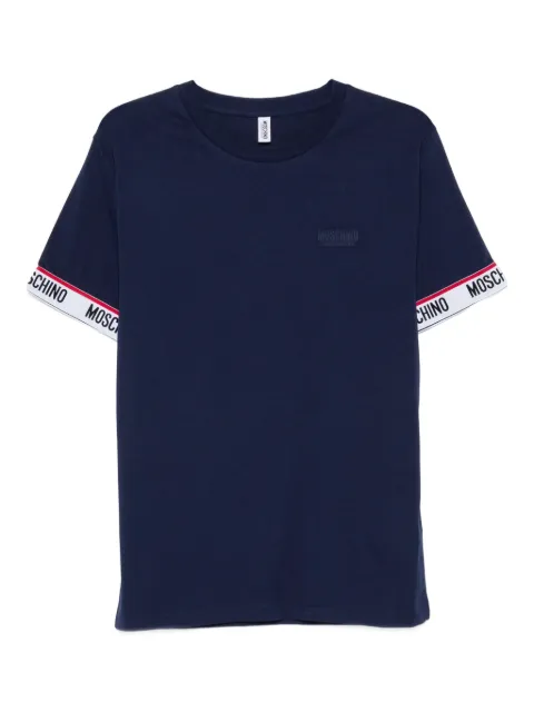 Moschino logo-detail sleeve T-shirt