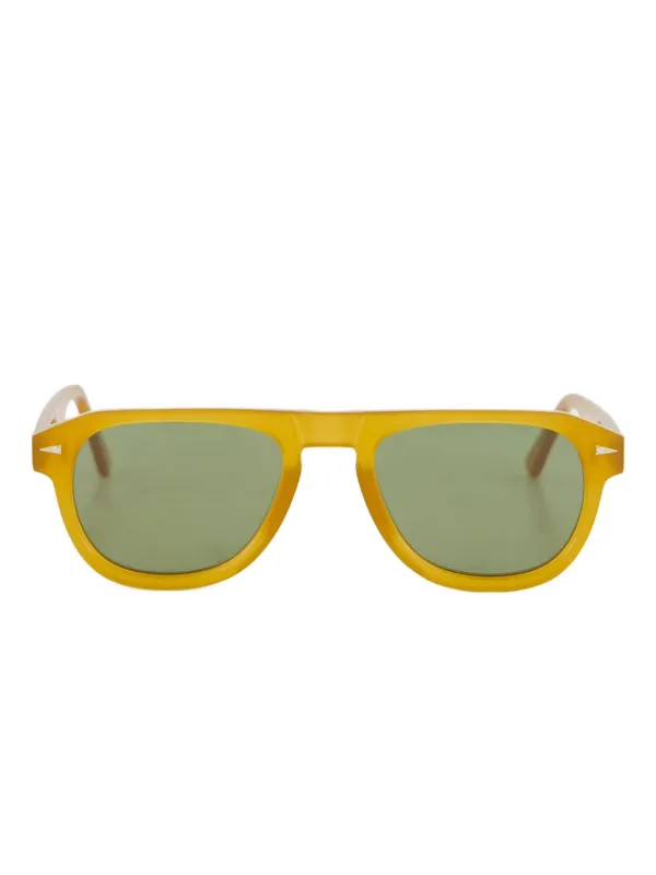 Ahlem geometric-frame Sunglasses | Orange | FARFETCH OM