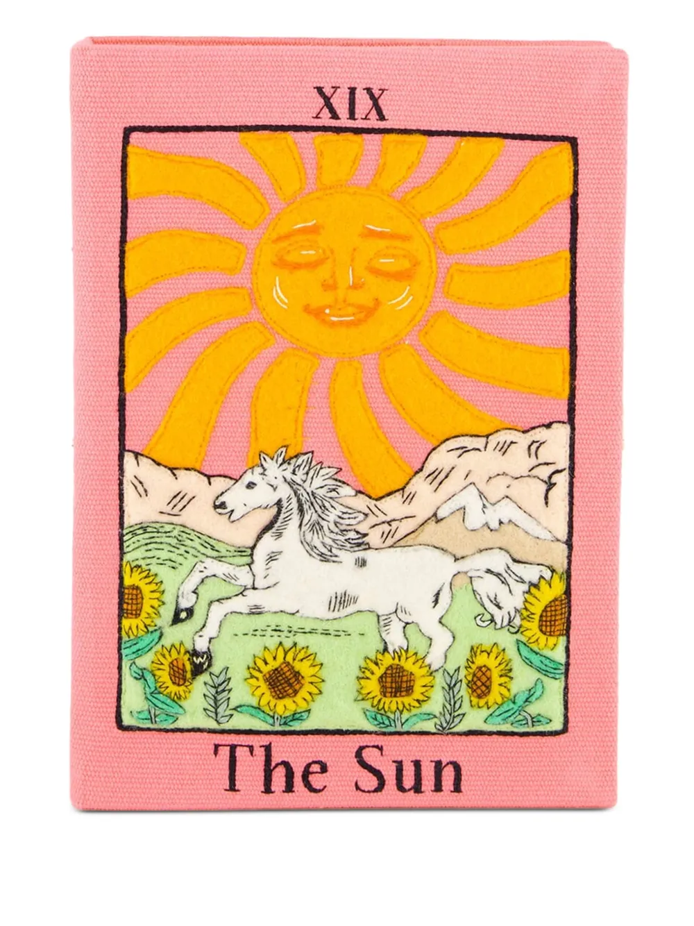 The Sun clutch bag
