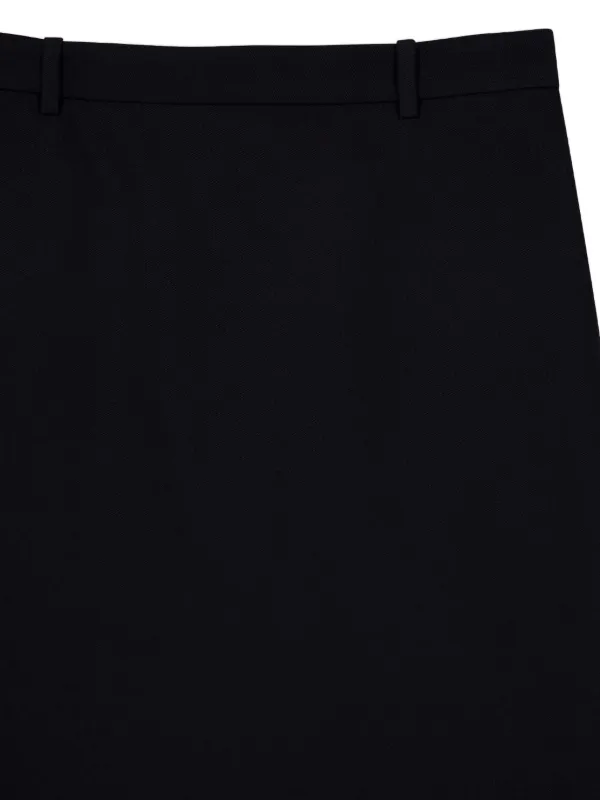 スカート BALENCIAGA SKIRTS BLACK BALENCIAGA | Elasticated Logo Waist Pleated Skirt | Women