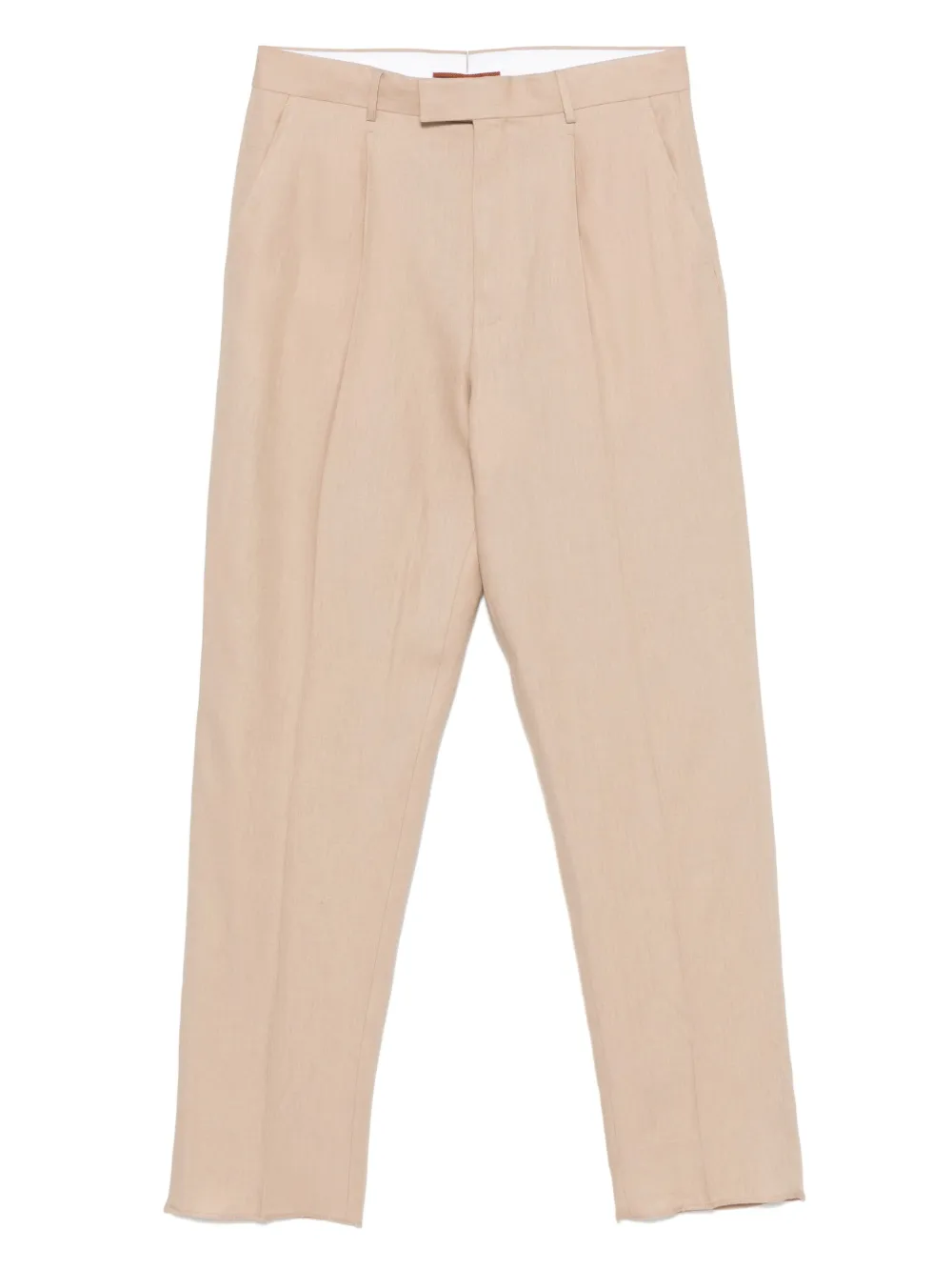 Zegna linen trousers | Neutrals | Image 1