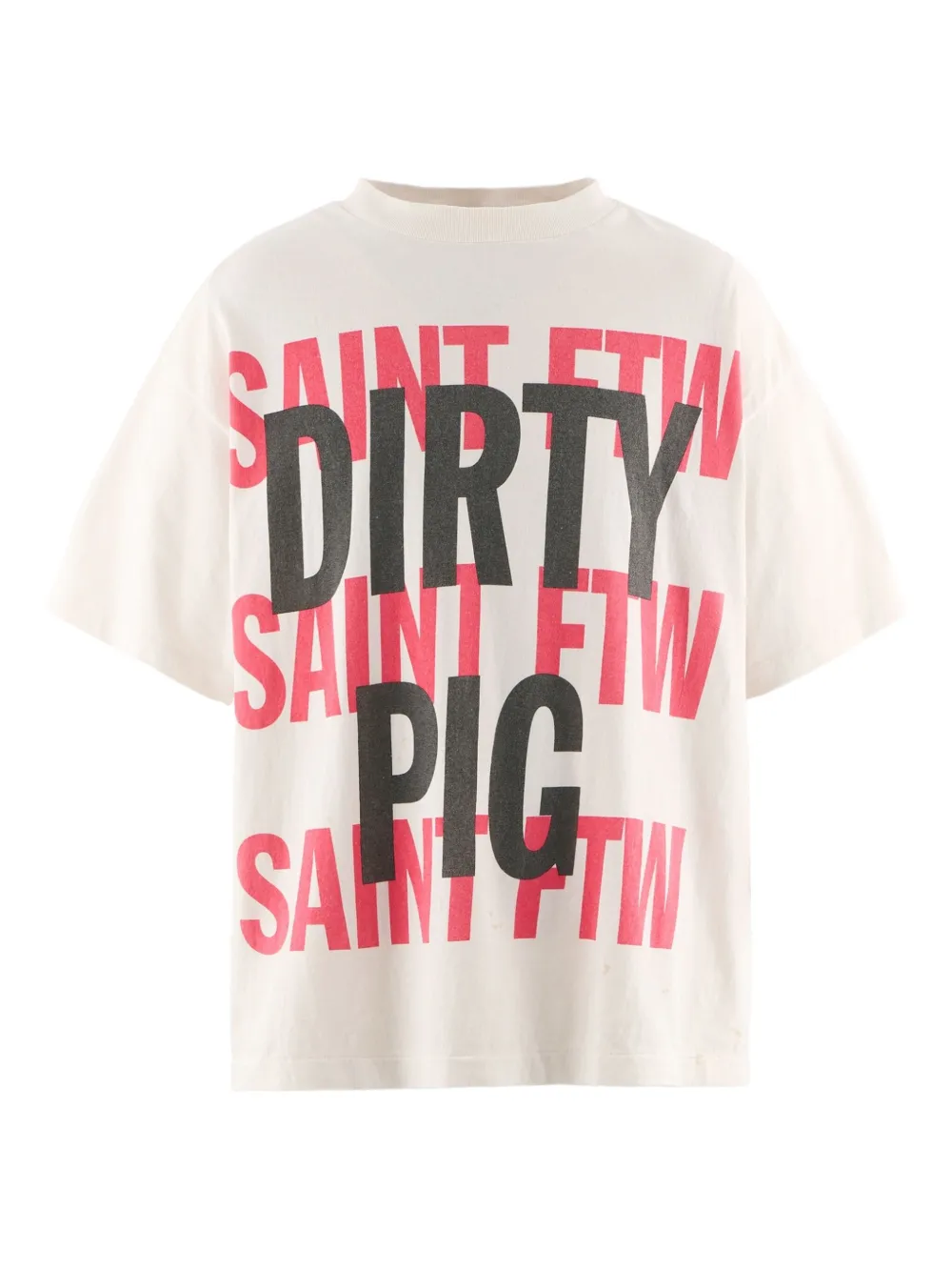 SAINT MXXXXXX playera con texto estampado | blanco | Image 1