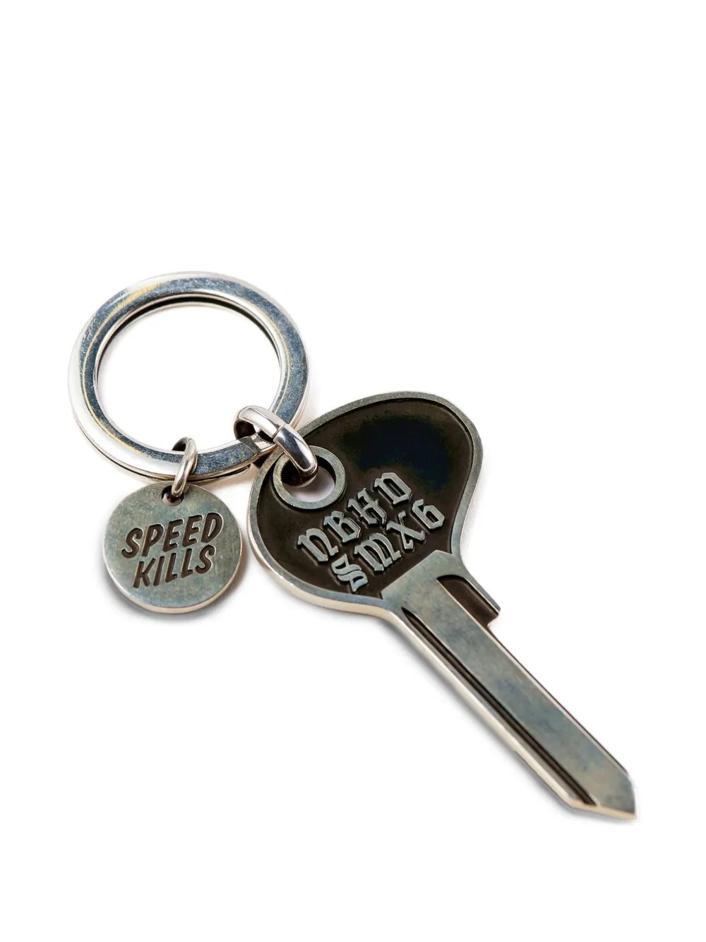 SAINT MXXXXXX Sleutelhanger met logo Grijs