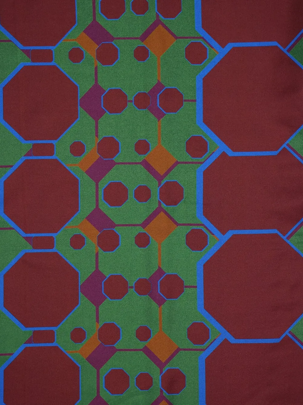 Paula Printed Silk Scarf In Green