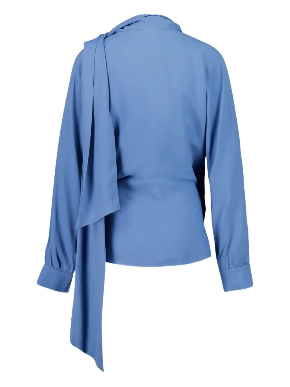 PAULA Wikkelblouse - Blauw