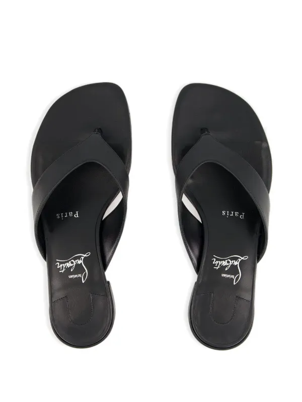 靴 louren leather thong sandal louren leather thong sandal (ローレン)サンダル - メルカリ