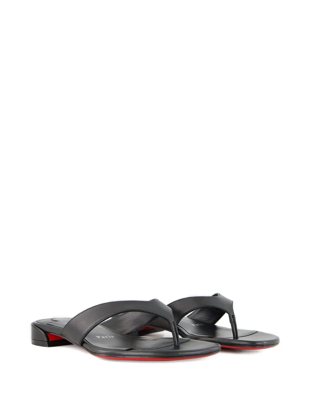 Christian Louboutin 皮质人字形凉鞋 | 平底凉鞋 | Image 2