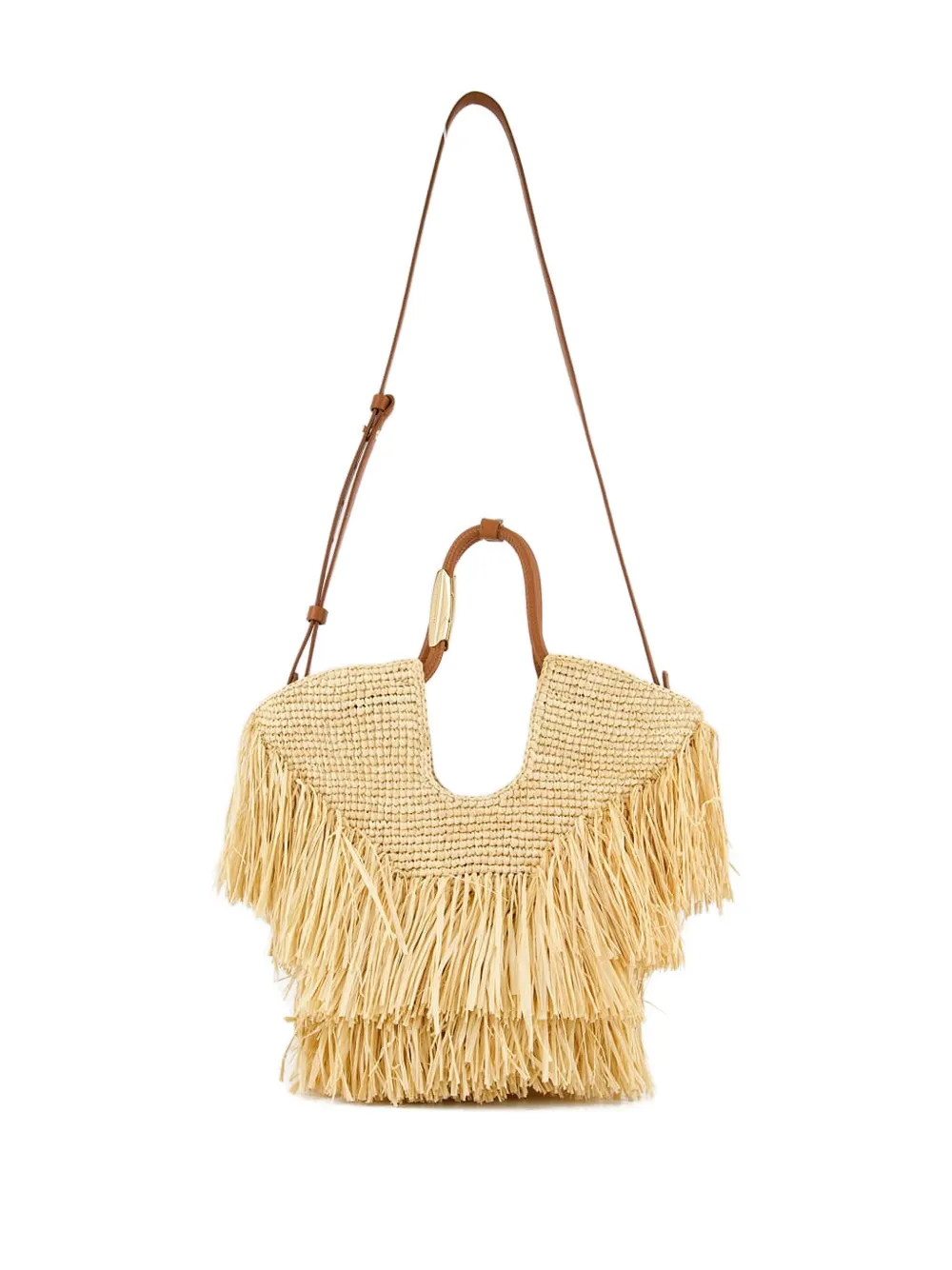 ZIMMERMANN fringed straw handbag | Image 6