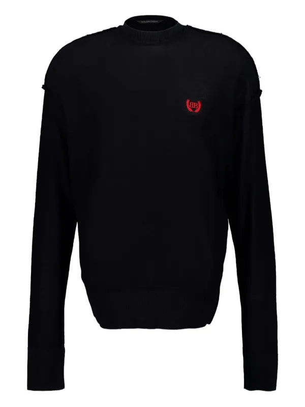 Balenciaga ロゴ セーター | ブラック | FARFETCH JP