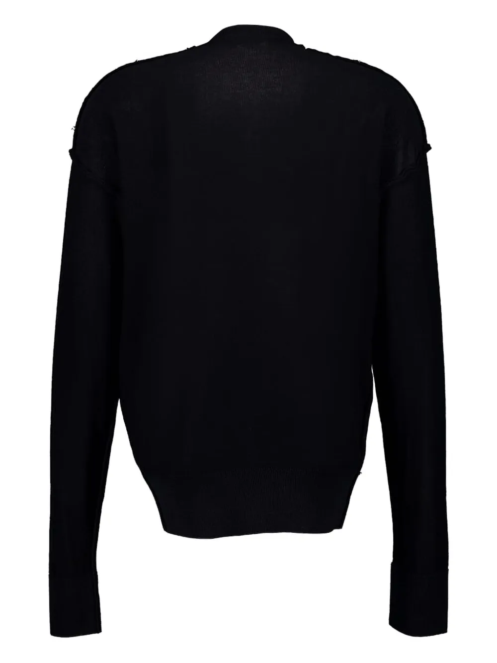 Balenciaga Trui met geborduurd logo - Zwart