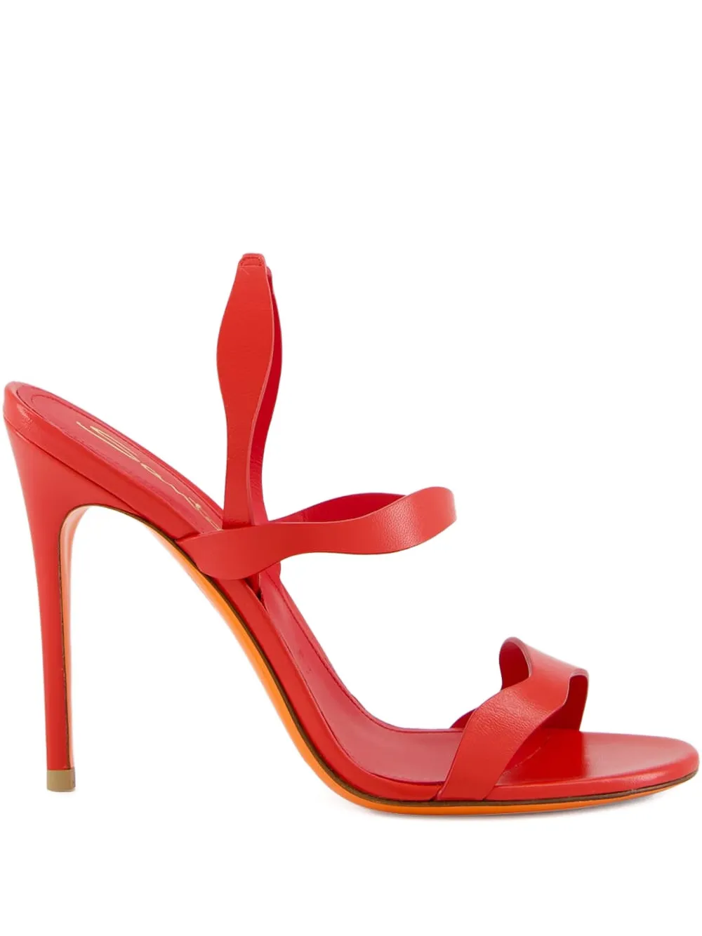Santoni Adriatica leather pumps Red