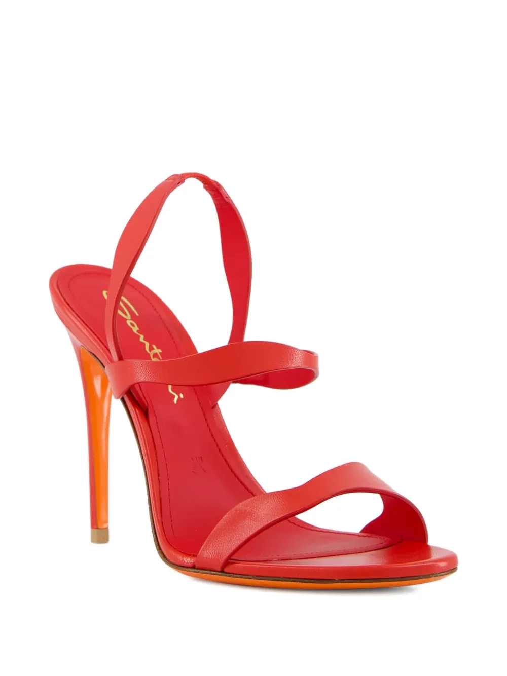 Santoni Adriatica leather pumps Red