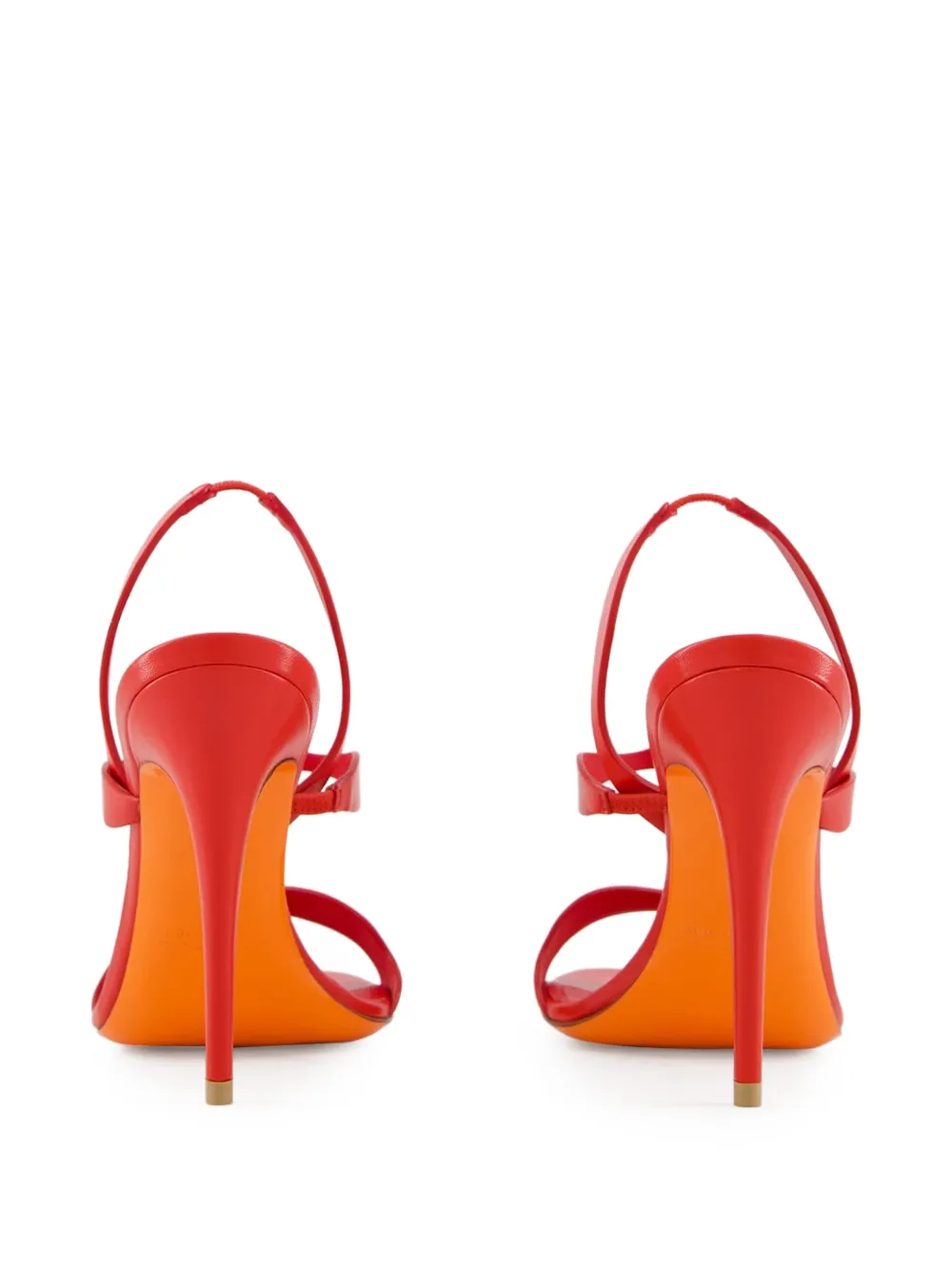 Santoni Adriatica leather pumps Red