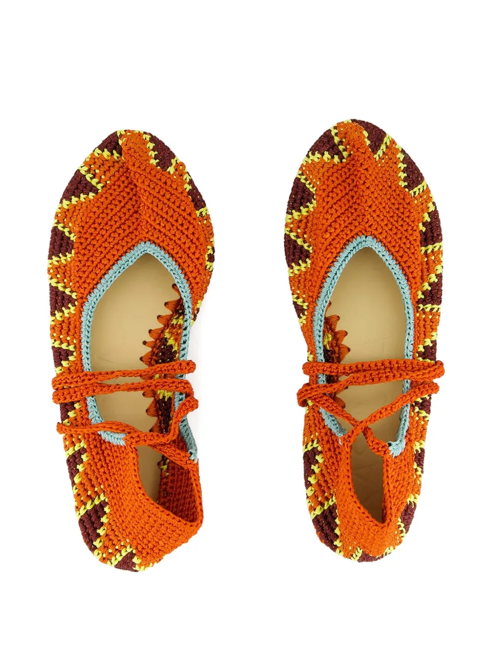 KASHURA CROCHET BALLET FLATS
