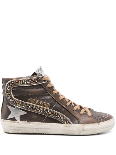 Golden Goose leather hi-top sneakers