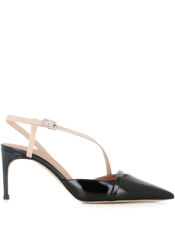 Malone Souliers 70mm Valeria pointed-toe Pumps Black