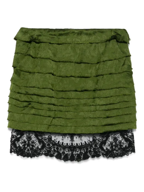 Saint Laurent ruffled mini skirt